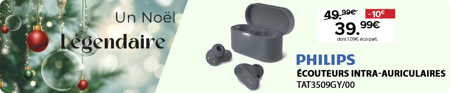 GITEM - NOEL ECOUTEURS PHILIPS TAT3509GY