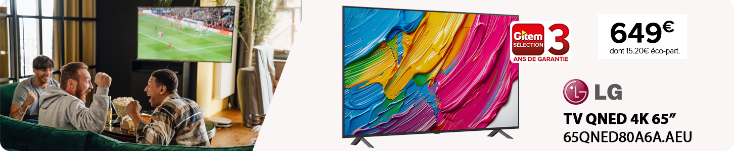 GITEM - TV LG 65QNED80A6A