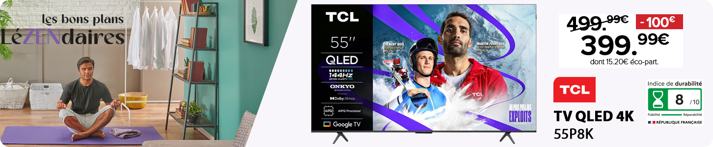 GITEM - Les bons plans TV TCL 55P8K