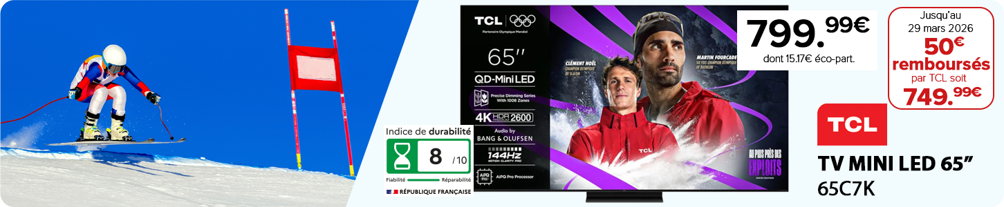 TOUT SCHUSS : TV TCL 65C7K