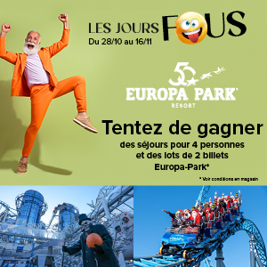 Jeu les Jours fous : tentez de gagner des séjours et des lots de billets pour Europa Park