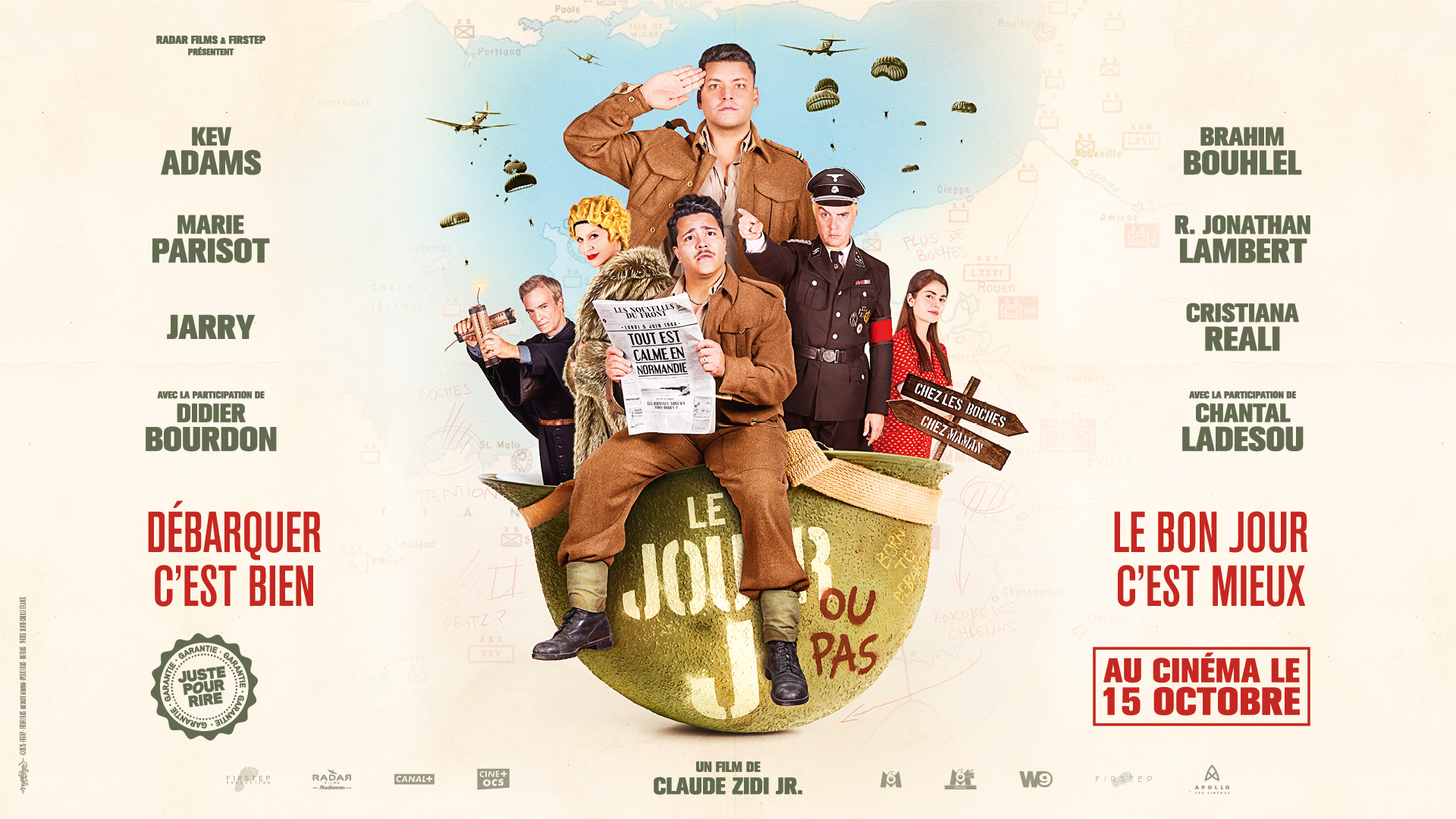 Affiche du film Le Jour J qui sort au cinéma le 15 octobre