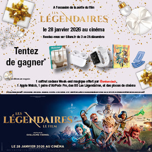 Tentez de gagner un coffret cadeau Weekendesk et plein d'autres cadeaux Jeu Un Noël Légendaire : tentez de gagner un coffret Weekendesk et plein d'autres cadeaux