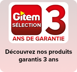 logo Gitem garantit 3 ans une sélection de produits