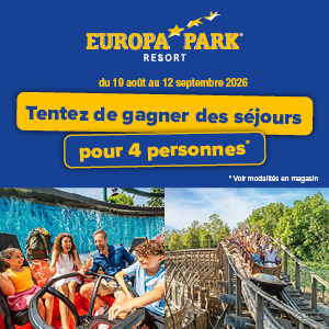 Tentez de gagner des séjours à Europa Park Jeu Rentrée : tentez de gagner des séjours pour 4 personnes à Europa Park