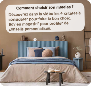 Accès à la vidéo comment choisir son matelas