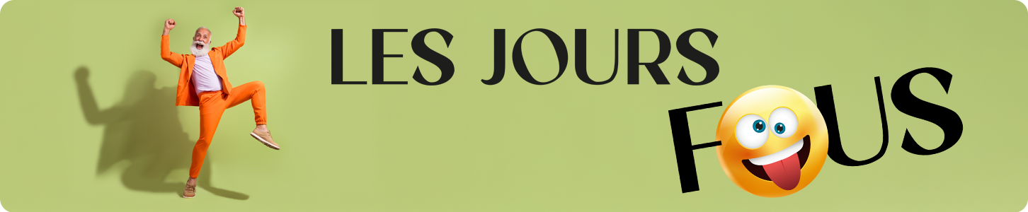 Monsieur en costume qui se réjouit des jours fous chez Gitem